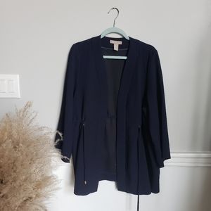H&M Navy Kimono style blazer